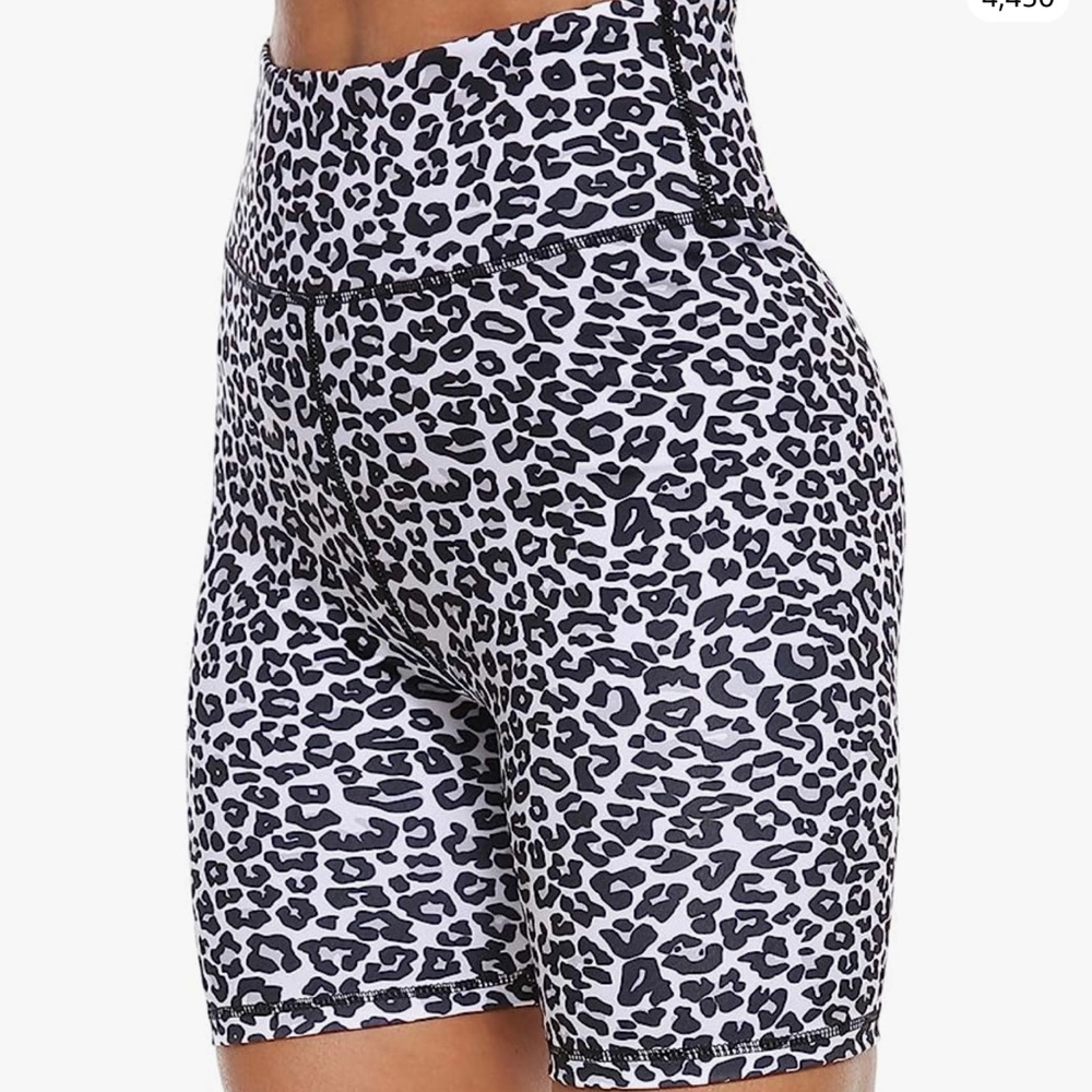 High waisted yoga shorts